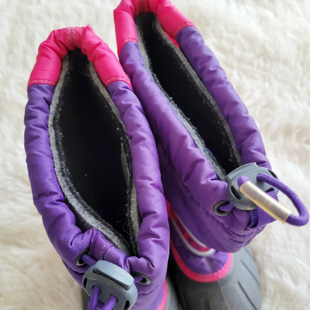 Sorel Pink and‎ Purple Insulated Waterproof Snow Boots